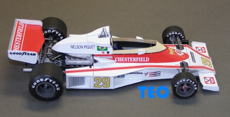 McLaren M23 N.Piquet McLaren M23 N.Piquet