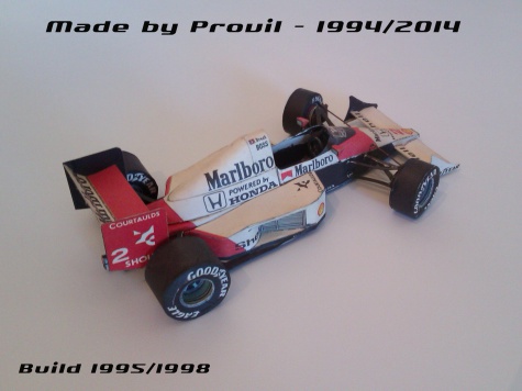 McLaren MP 4/5 - (2) Alain Prost McLaren MP 4/5 - (2) Alain Prost