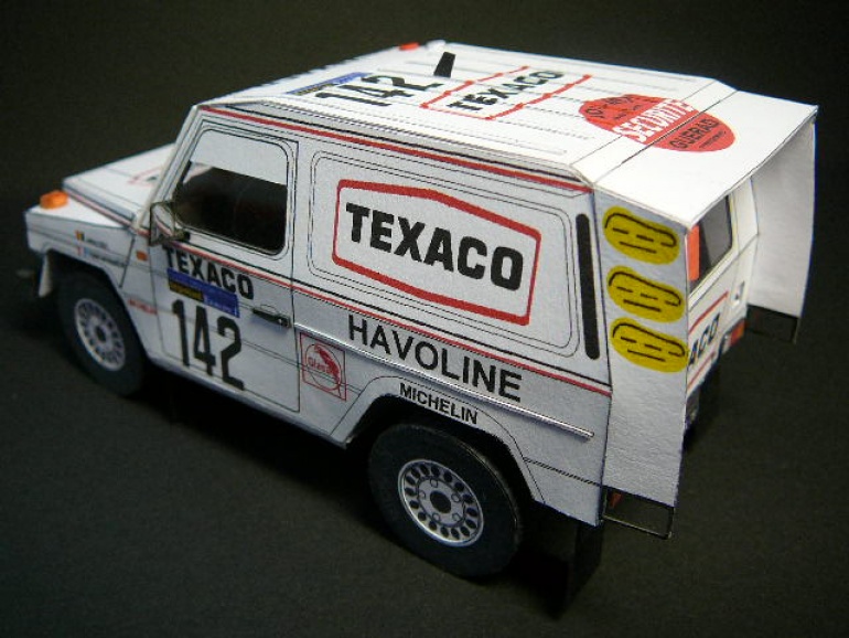 Mercedes 280 GE Dakar 1983 by Rybak (Plná velikost v novém okně) Mercedes 280 GE Dakar 1983 by Rybak