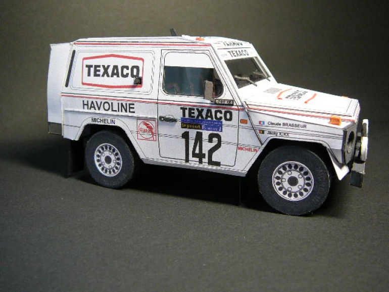 Mercedes 280 GE Dakar 1983 by Rybak (Plná velikost v novém okně) Mercedes 280 GE Dakar 1983 by Rybak