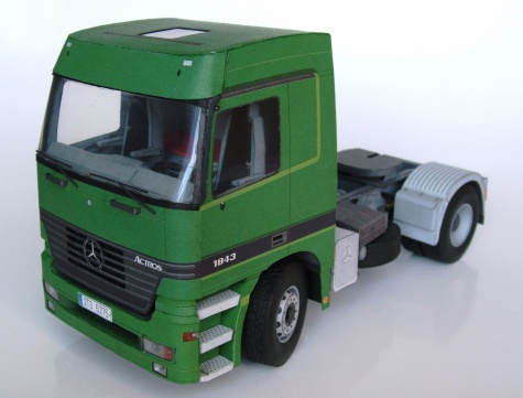 Mercedes-Benz Actros 1843 se sklápěčkovým návěsem Mercedes-Benz Actros 1843 se sklápěčkovým návěsem