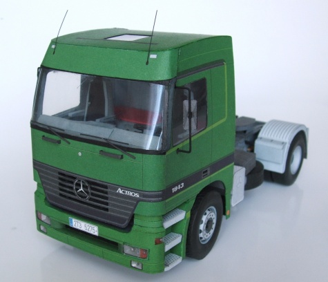 Mercedes-Benz Actros 1843 se sklápěčkovým návěsem Mercedes-Benz Actros 1843 se sklápěčkovým návěsem