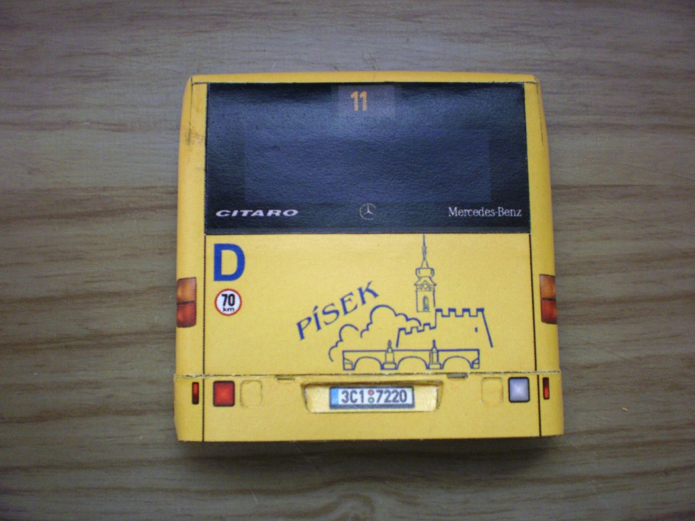 Mercedes Benz O530 Citaro MHD Písek (Plná velikost v novém okně) Mercedes Benz O530 Citaro MHD Písek