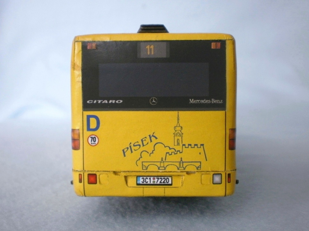 Mercedes Benz O530 Citaro MHD Písek (Plná velikost v novém okně) Mercedes Benz O530 Citaro MHD Písek