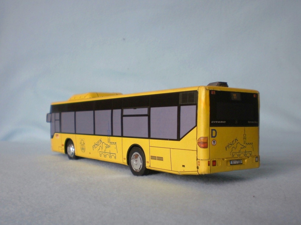 Mercedes Benz O530 Citaro MHD Písek (Plná velikost v novém okně) Mercedes Benz O530 Citaro MHD Písek