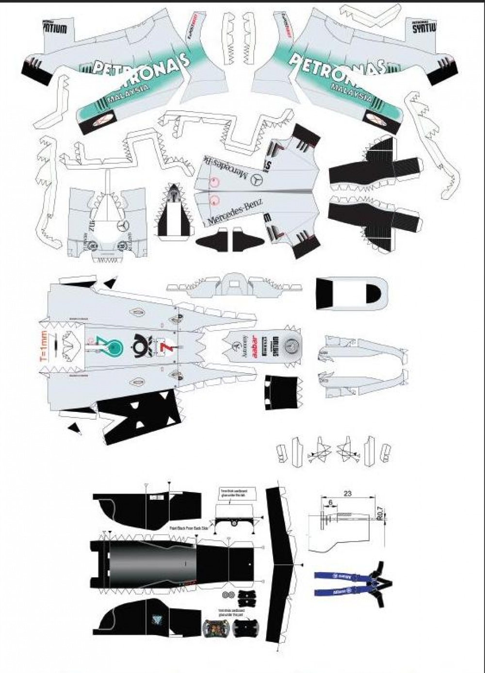 Mercedes GP W02 (Plná velikost v novém okně) Mercedes GP W02