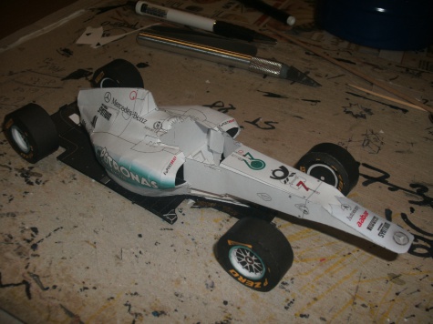 Mercedes GP W02 - M. Schumacher Mercedes GP W02 - M. Schumacher