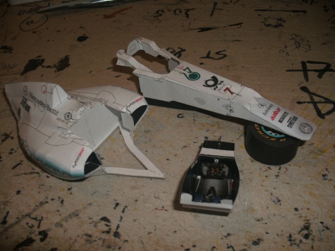 Mercedes GP W02 - M. Schumacher Mercedes GP W02 - M. Schumacher