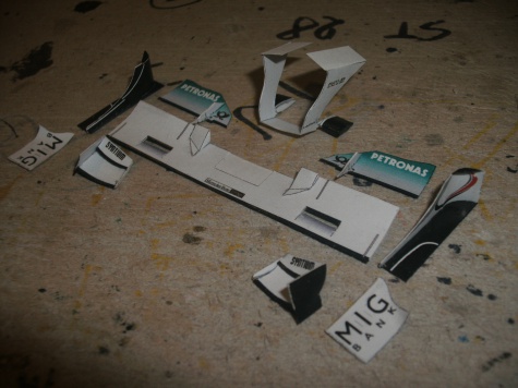 Mercedes GP W02 - M. Schumacher Mercedes GP W02 - M. Schumacher