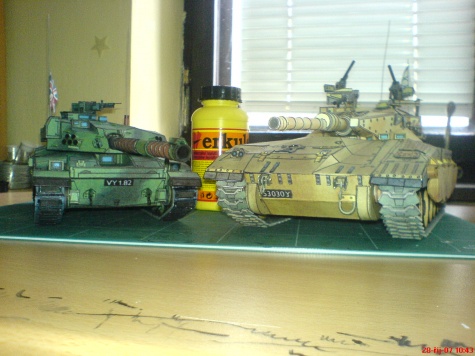 MERKAVA 2  a MBT CHALLANGER 