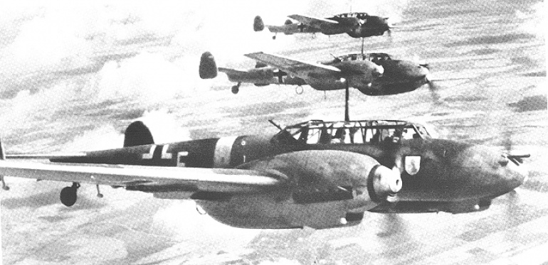 Messerschmitt BF-110 G-2 (Plná velikost v novém okně) Messerschmitt BF-110 G-2