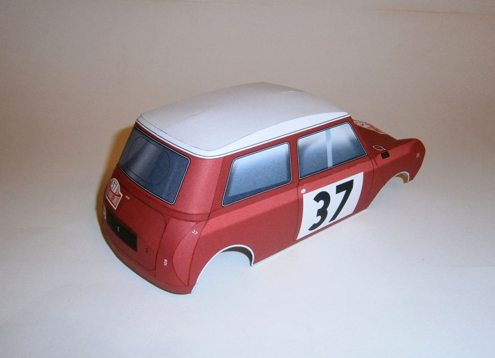 Mini Cooper Rallye Monte Carlo 1964 (Plná velikost v novém okně) Mini Cooper Rallye Monte Carlo 1964