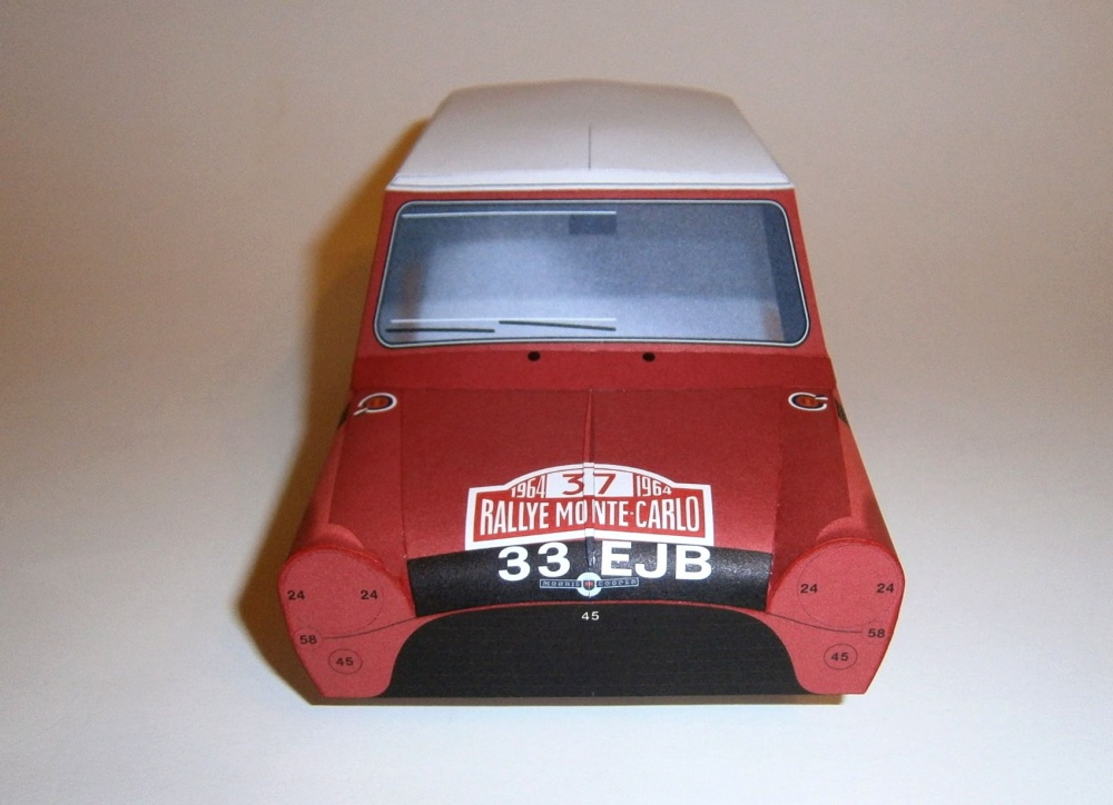 Mini Cooper Rallye Monte Carlo 1964 (Plná velikost v novém okně) Mini Cooper Rallye Monte Carlo 1964