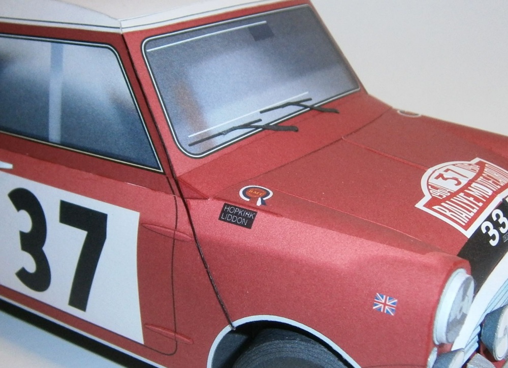 Mini Cooper Rallye Monte Carlo 1964 (Plná velikost v novém okně) Mini Cooper Rallye Monte Carlo 1964