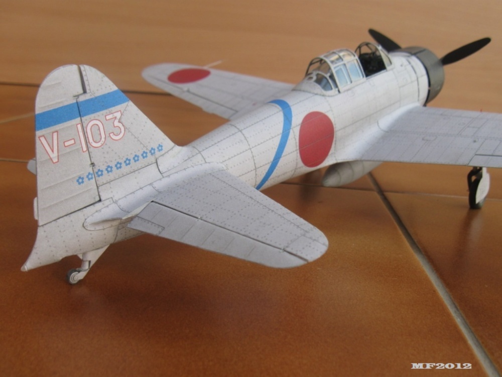 Mitsubishi A6M2 Zero (Plná velikost v novém okně) Mitsubishi A6M2 Zero