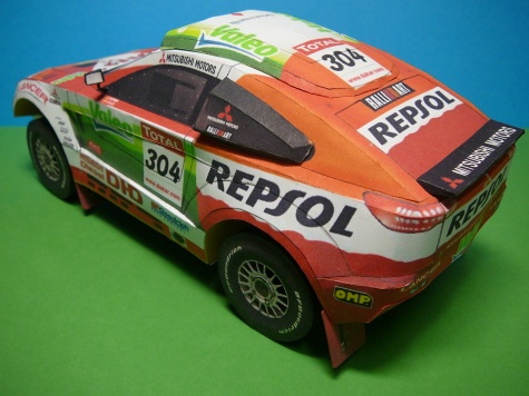 Mitsubishi Racing Lancer MRX09 Dakar 2009 Mitsubishi Racing Lancer MRX09 Dakar 2009