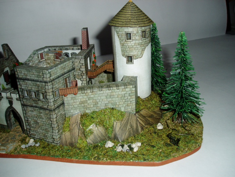 Model zříceniny (Plná velikost v novém okně) Model zříceniny