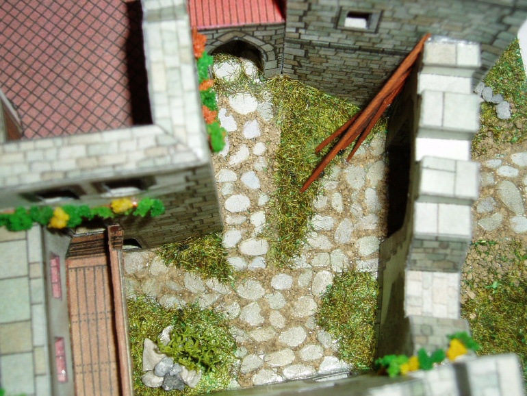 Model zříceniny (Plná velikost v novém okně) Model zříceniny