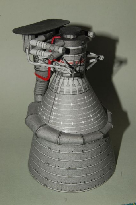 Motor prvního stupně rakety Saturn V - Rocketdyne F-1 Motor prvního stupně rakety Saturn V - Rocketdyne F-1