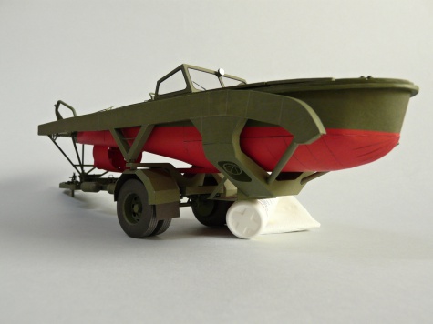 motorový člun MO-634 a podvozek SP-5 motorový člun MO-634 a podvozek SP-5