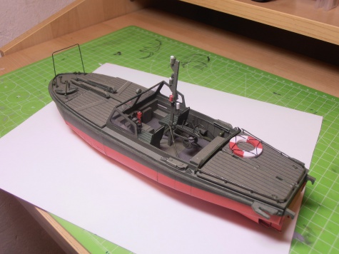 Motorový člun MO-634,podvozek SP-5 Motorový člun MO-634,podvozek SP-5