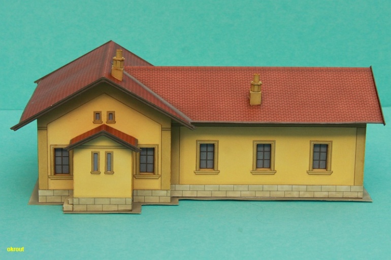 Nádraží Rovensko 1:87 (Plná velikost v novém okně) Nádraží Rovensko 1:87