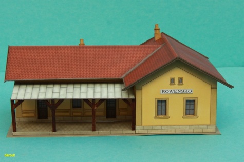 Nádraží Rovensko 1:87 Nádraží Rovensko 1:87