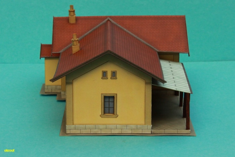 Nádraží Rovensko 1:87 (Plná velikost v novém okně) Nádraží Rovensko 1:87