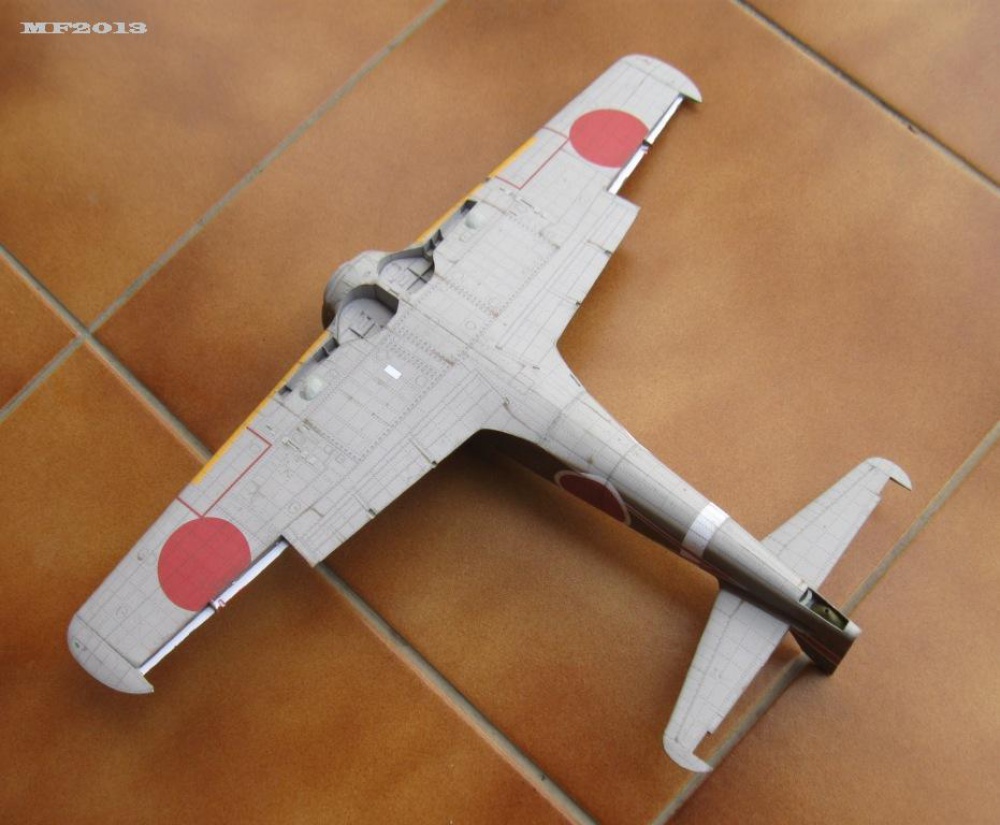 Nakajima Ki-84 Hayate (Plná velikost v novém okně) Nakajima Ki-84 Hayate