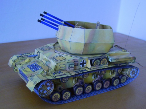 Německý tank WW II Vzdušný vír Německý tank WW II Vzdušný vír