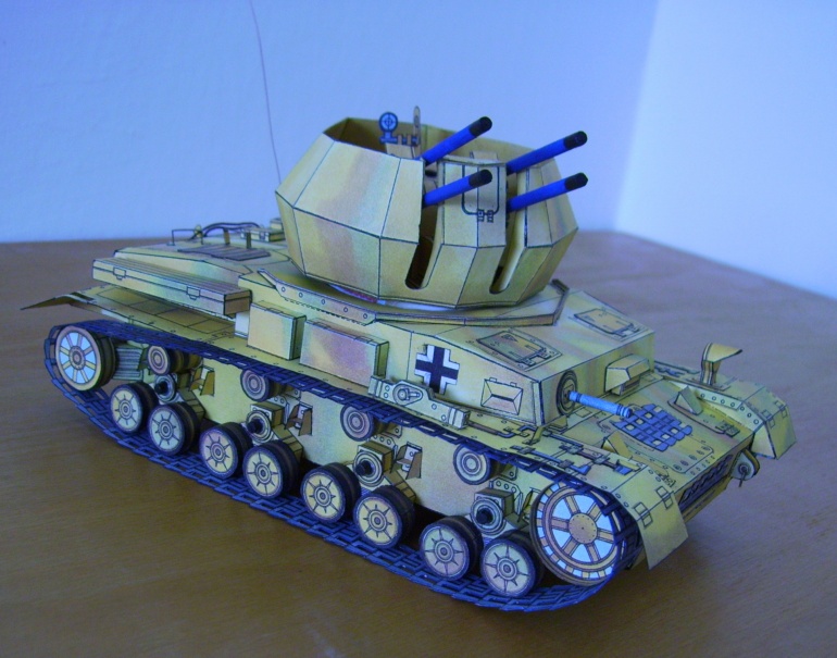 Německý tank WW II Vzdušný vír (Plnďż˝ velikost v novďż˝m oknďż˝) Německý tank WW II Vzdušný vír