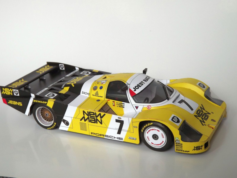 New Man Joest Porsche 956B, Le Mans 1985, (Plná velikost v novém okně) New Man Joest Porsche 956B, Le Mans 1985,