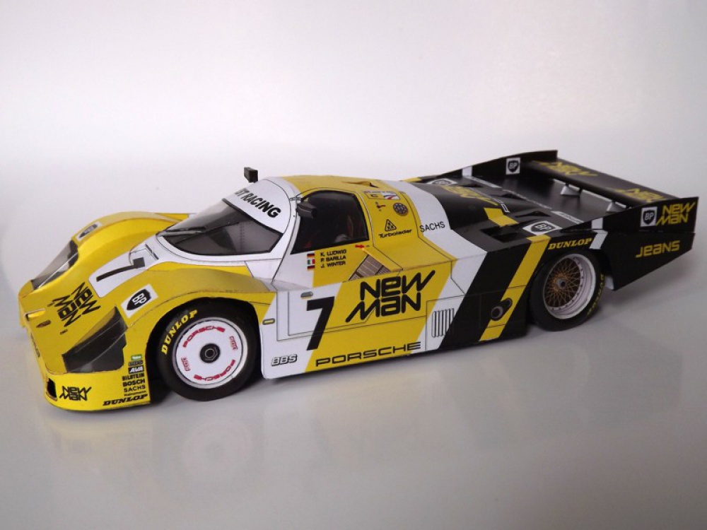 New Man Joest Porsche 956B, Le Mans 1985, (Plná velikost v novém okně) New Man Joest Porsche 956B, Le Mans 1985,