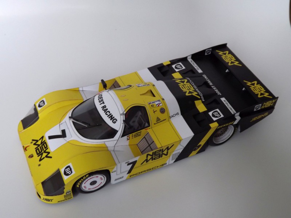 New Man Joest Porsche 956B, Le Mans 1985, (Pln� velikost v nov�m okn�) New Man Joest Porsche 956B, Le Mans 1985,