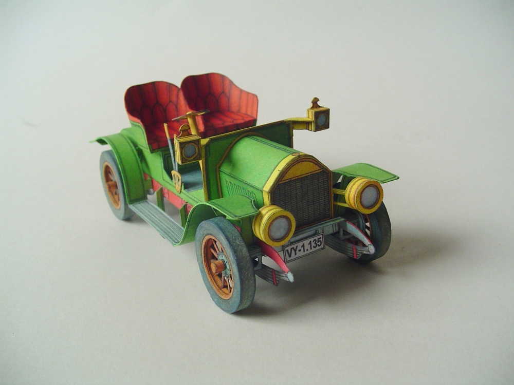 Opel Coupe 1909 (Plná velikost v novém okně) Opel Coupe 1909