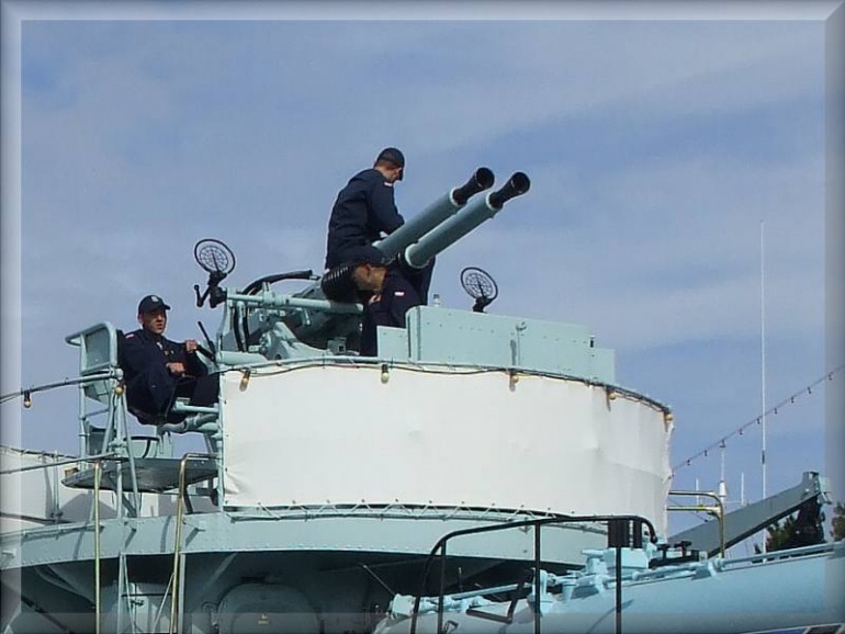 ORP Blyskawica - PVO - n�m�t na dior�mko