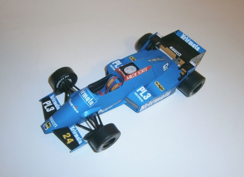 Osella FA1F Alfa Romeo - Piercarlo Ghinzani, GP Brazil 1984 Osella FA1F Alfa Romeo - Piercarlo Ghinzani, GP Brazil 1984