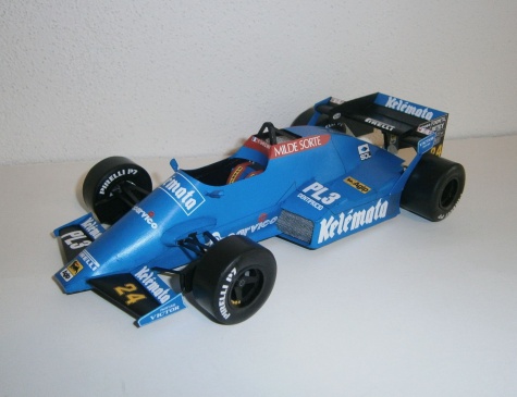 Osella FA1F Alfa Romeo - Piercarlo Ghinzani, GP Brazil 1984 Osella FA1F Alfa Romeo - Piercarlo Ghinzani, GP Brazil 1984