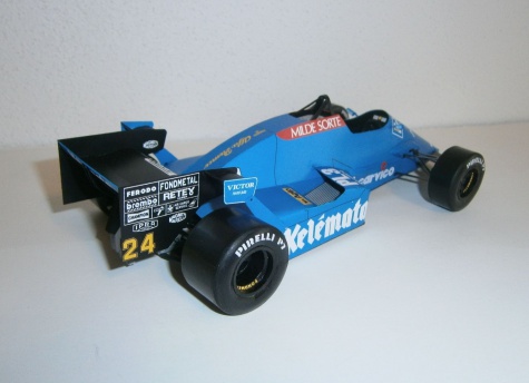 Osella FA1F Alfa Romeo - Piercarlo Ghinzani, GP Brazil 1984 Osella FA1F Alfa Romeo - Piercarlo Ghinzani, GP Brazil 1984