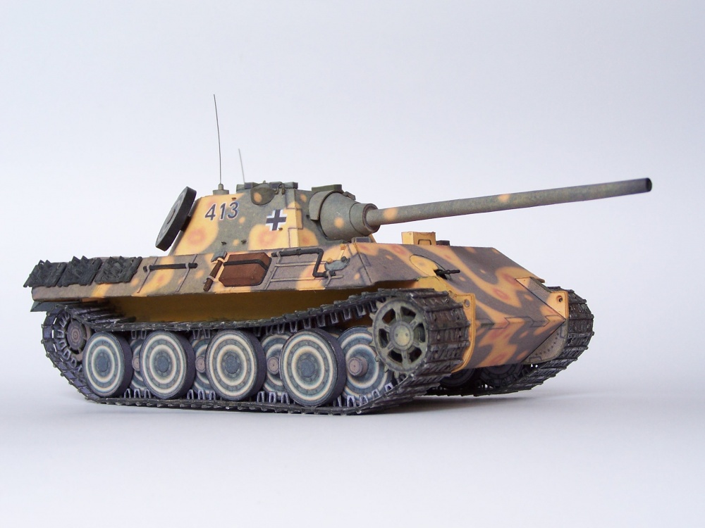 Panther Ausf. F (Plná velikost v novém okně) Panther Ausf. F