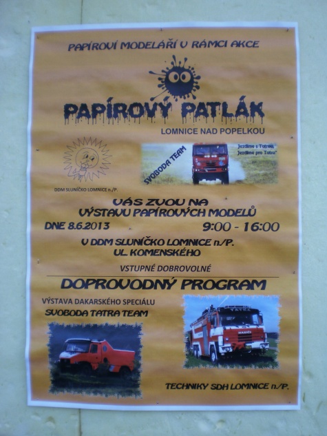 Pap�rov� patl�k - Lomnice nad Popelkou 7. - 9. 6. 2013
