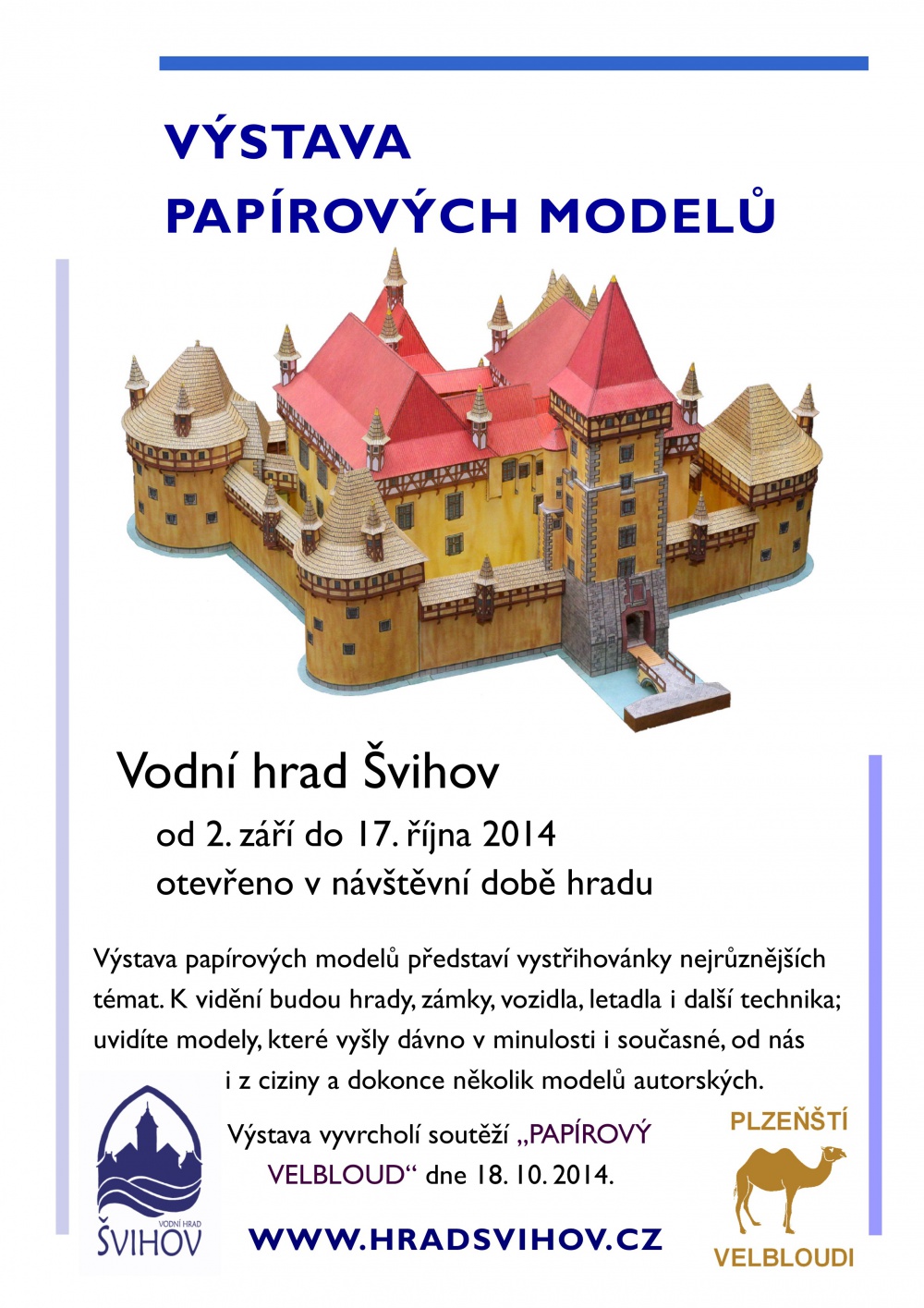 Papírový velbloud Švihov 2014 (Plná velikost v novém okně) Papírový velbloud Švihov 2014