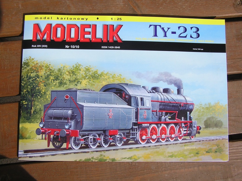 Parní lokomotiva Ty-23 + vagony typ 3W (Plná velikost v novém okně) Parní lokomotiva Ty-23 + vagony typ 3W