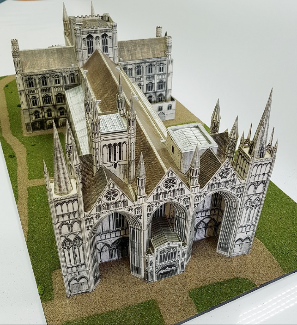 Peterborough cathedral (Plná velikost v novém okně) Peterborough cathedral