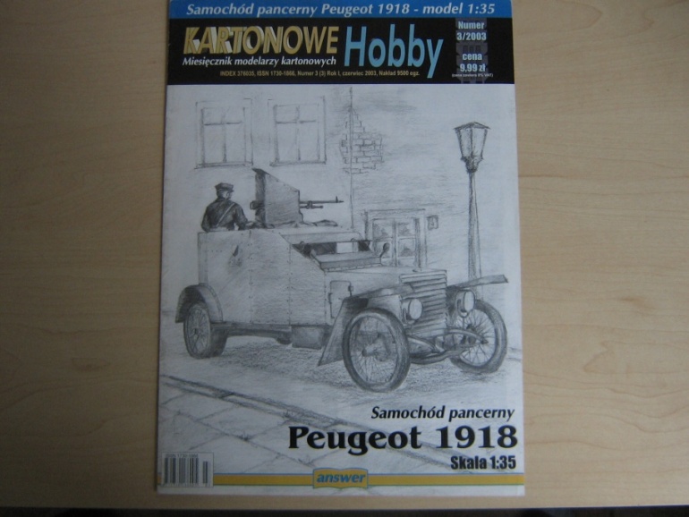 Peugeot 1918 obrněnec (Plná velikost v novém okně) Peugeot 1918 obrněnec