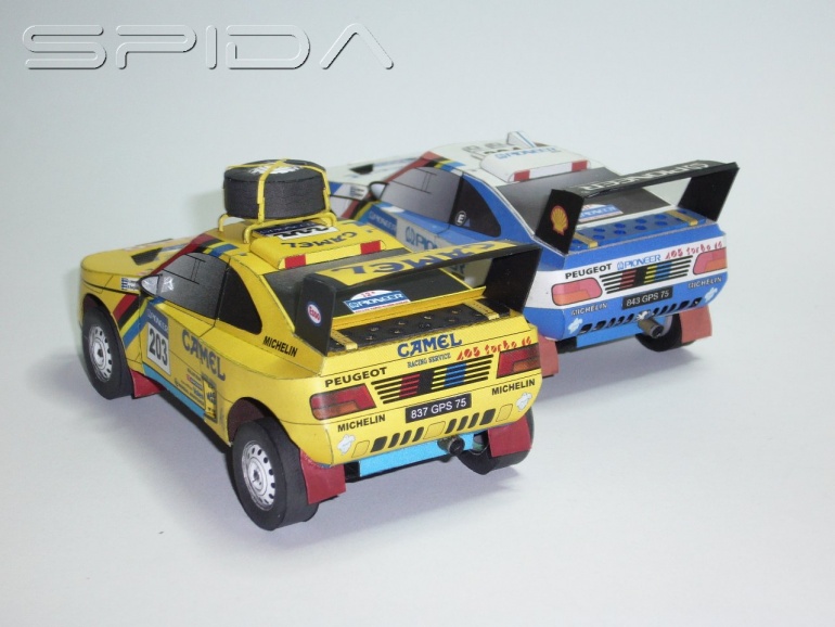 Peugeot 405 t 16 Dakar 1990 (Plná velikost v novém okně) Peugeot 405 t 16 Dakar 1990