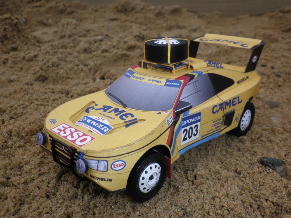Peugeot 405 turbo 16 Dakar 1990 (Plná velikost v novém okně) Peugeot 405 turbo 16 Dakar 1990