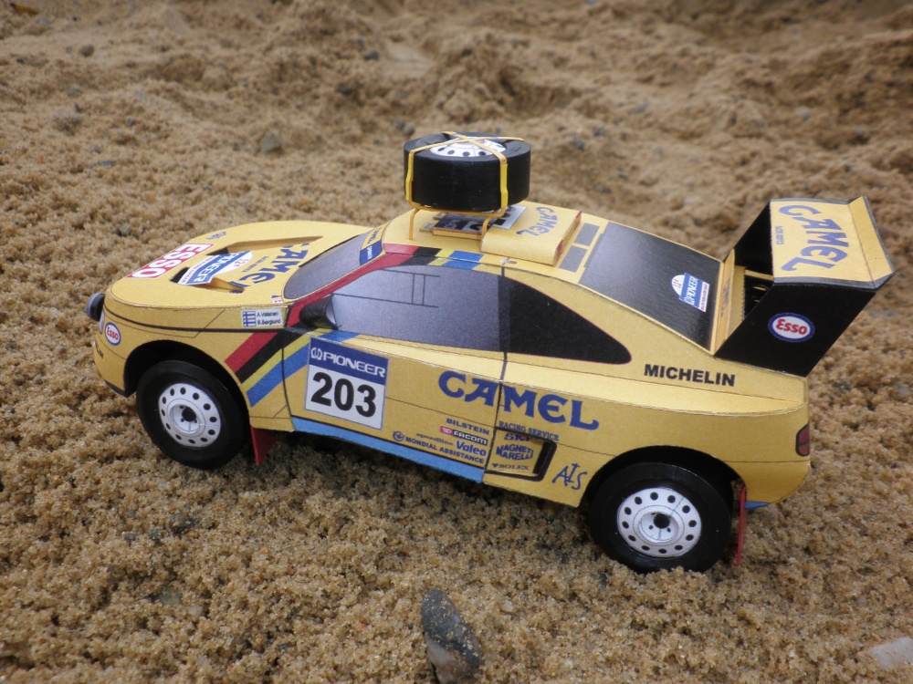 Peugeot 405 turbo 16 Dakar 1990 (Plná velikost v novém okně) Peugeot 405 turbo 16 Dakar 1990