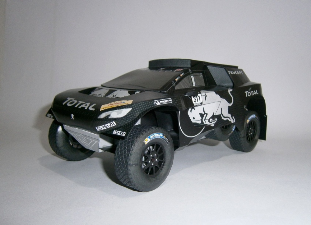 Peugeot 2008 DKR16 - C.Sainz-L.Cruz, Rallye Marocco 2015 (Plná velikost v novém okně) Peugeot 2008 DKR16 - C.Sainz-L.Cruz, Rallye Marocco 2015
