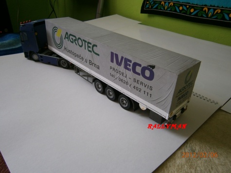 Plachtový návěs k modelu Iveco Eurostar Plachtový návěs k modelu Iveco Eurostar